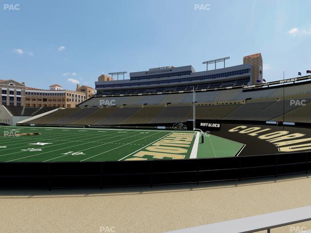 Folsom Field - Section 109 Seat View