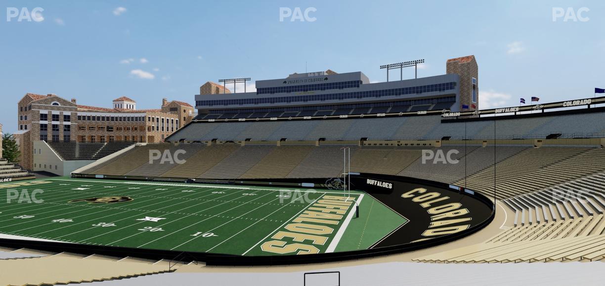 Folsom Field - Section 109 Seat View