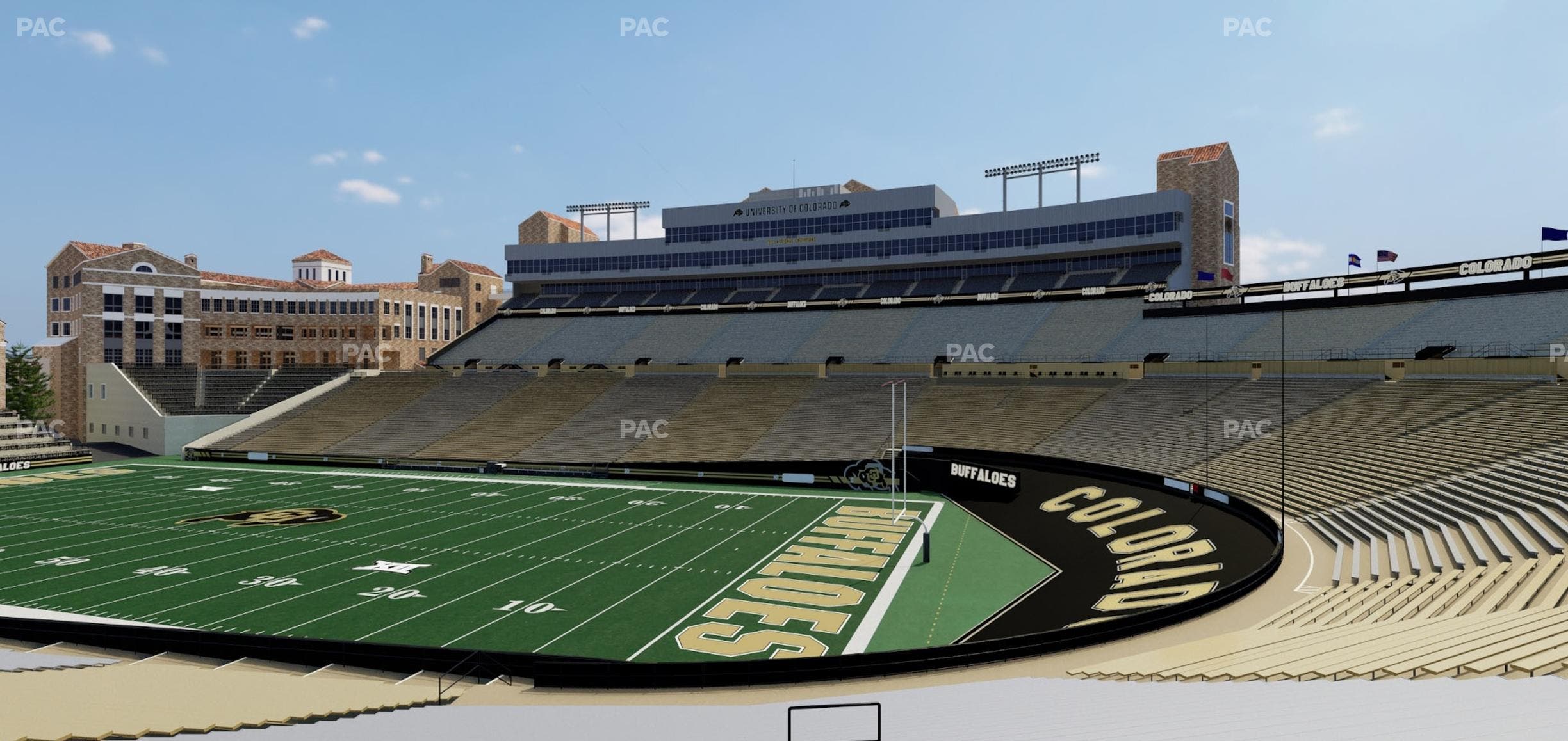 Folsom Field - Section 109 Seat View