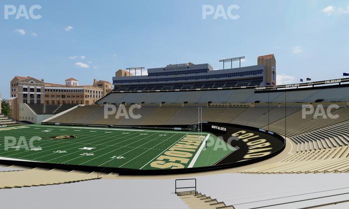 Folsom Field - Section 109 Seat View