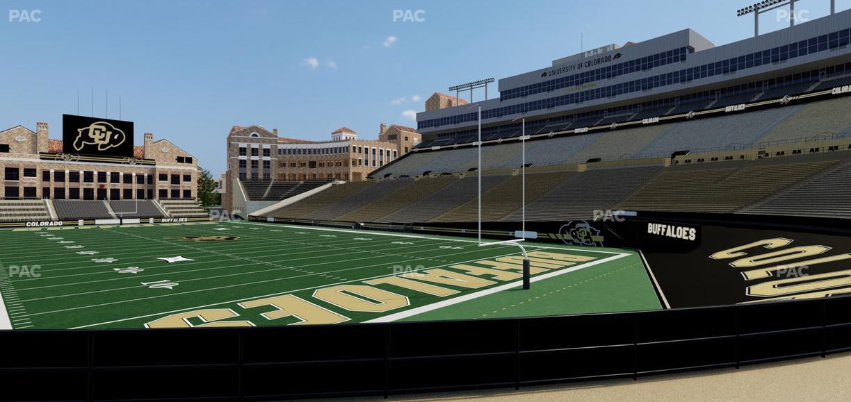 Folsom Field - Section 110 Seat View