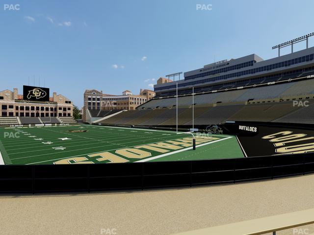 Folsom Field - Section 110 Seat View