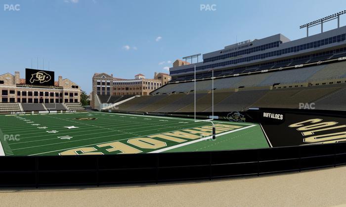 Folsom Field - Section 110 Seat View