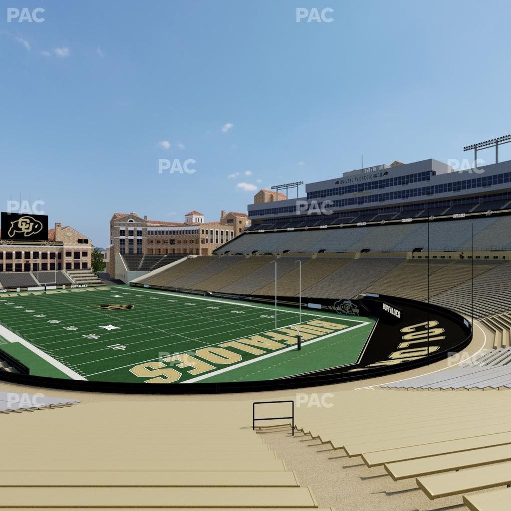 Folsom Field - Section 110 Seat View
