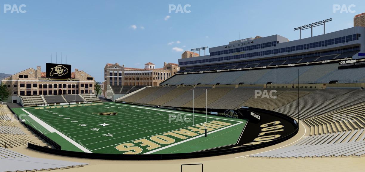 Folsom Field - Section 110 Seat View