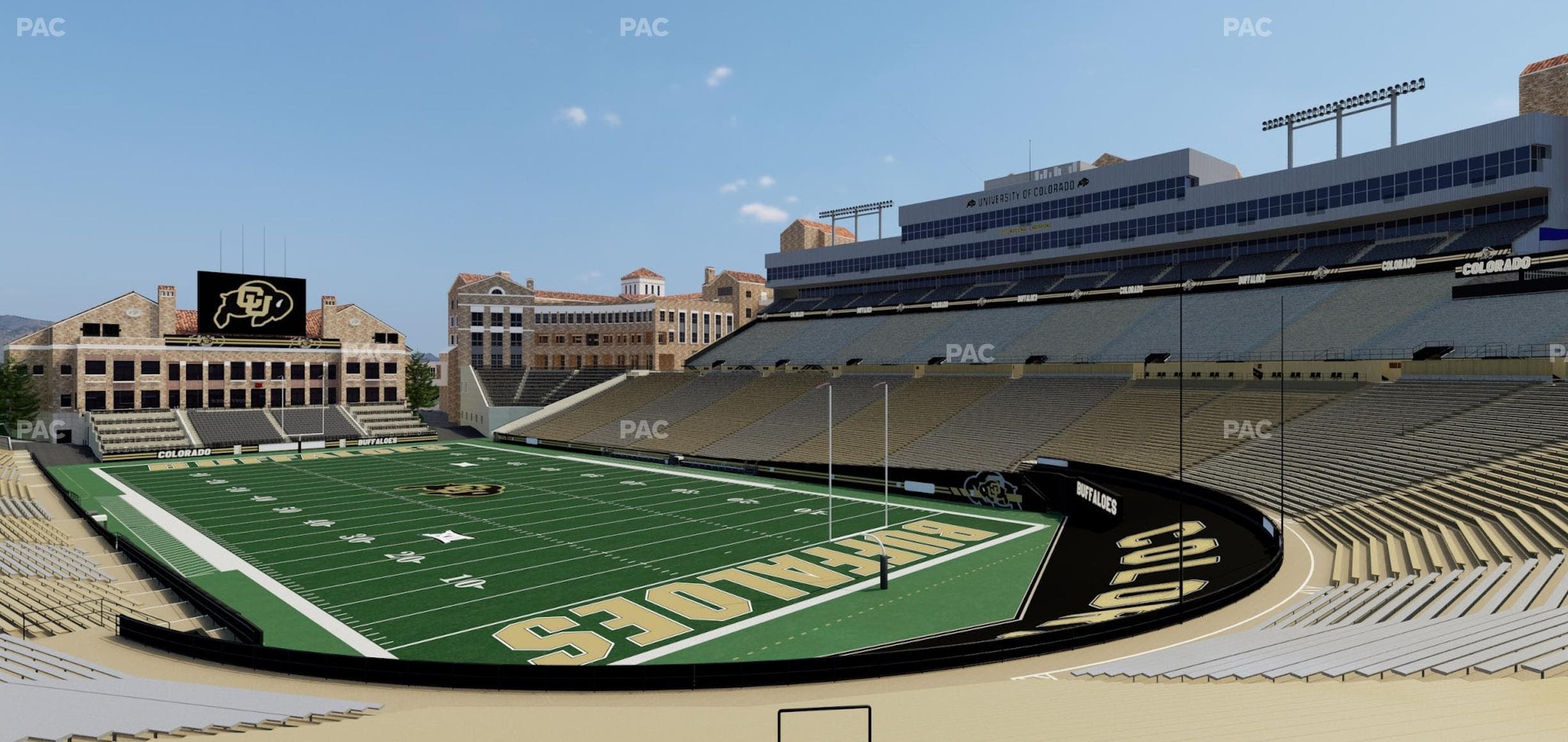 Folsom Field - Section 110 Seat View