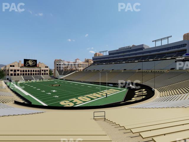 Folsom Field - Section 110 Seat View