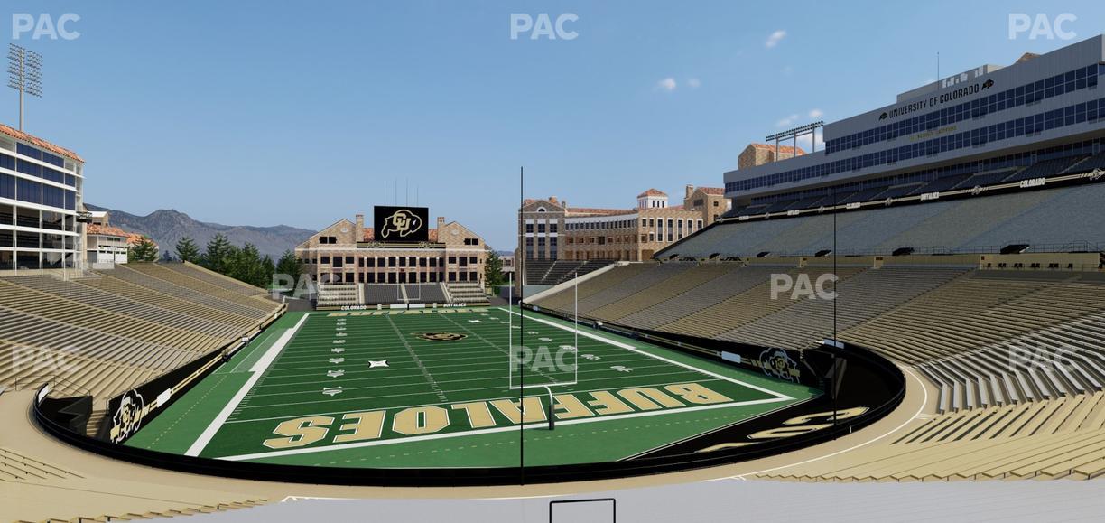 Folsom Field - Section 111 Seat View