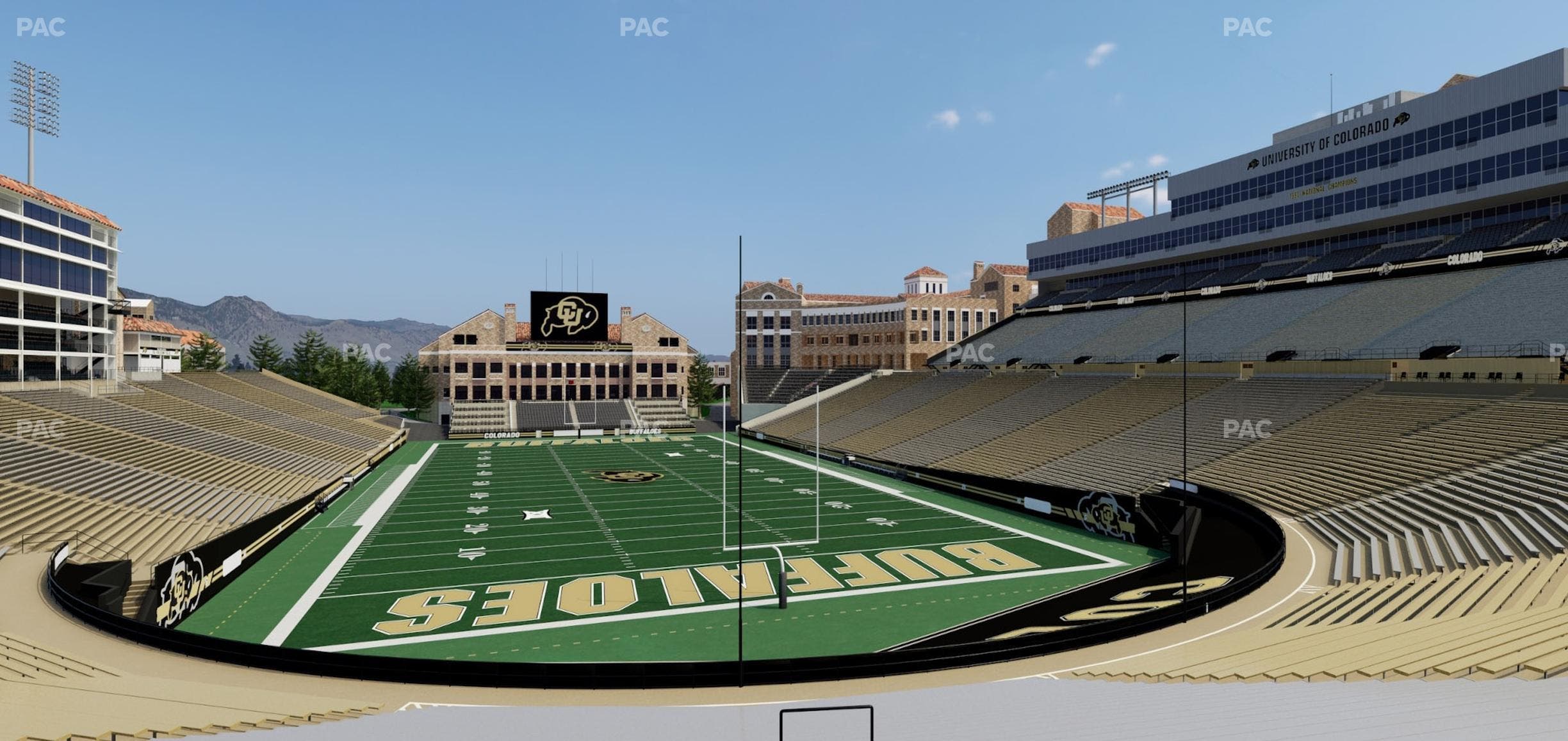 Folsom Field - Section 111 Seat View
