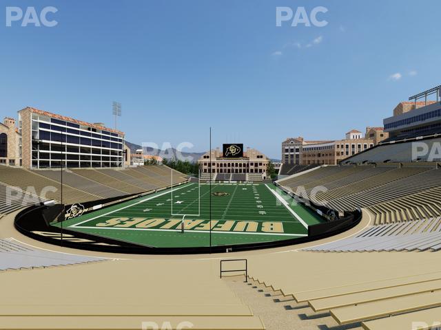 Folsom Field - Section 112 Seat View