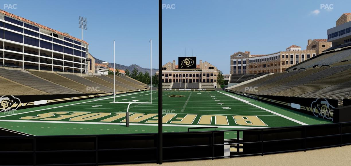 Folsom Field - Section 112 Seat View