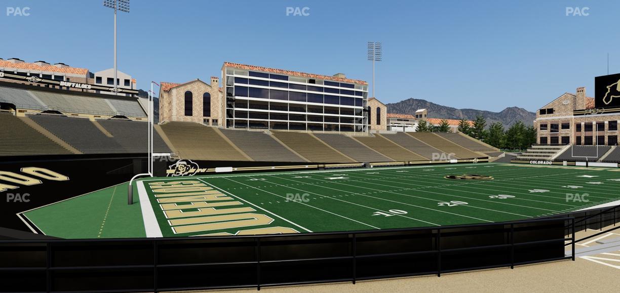 Folsom Field - Section 114 Seat View