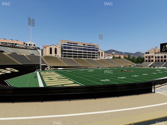 Folsom Field - Section 114 Seat View
