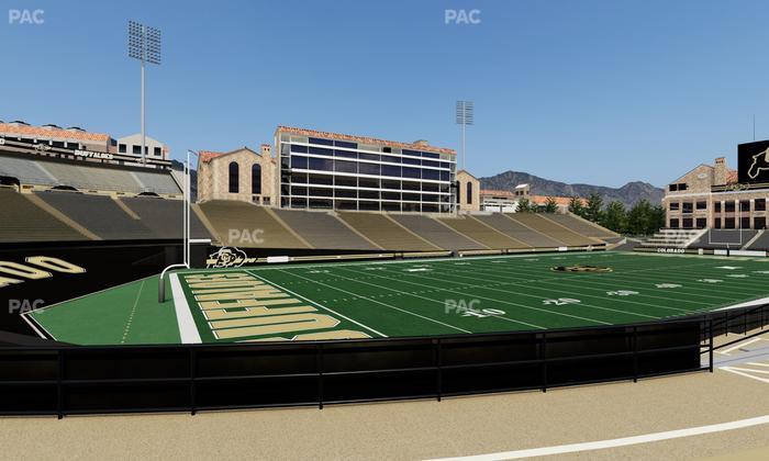 Folsom Field - Section 114 Seat View