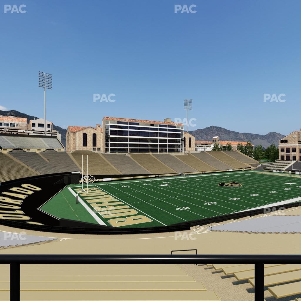 Folsom Field - Section 114 Seat View