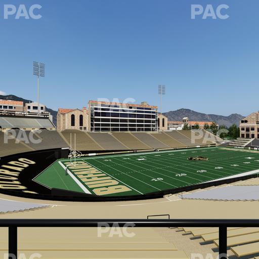 Folsom Field - Section 114 Seat View