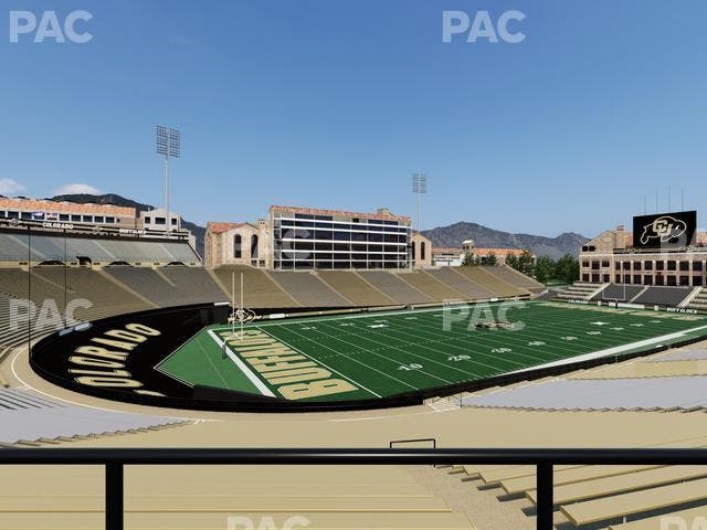Folsom Field - Section 114 Seat View