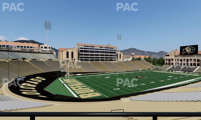 Folsom Field - Section 114 Seat View
