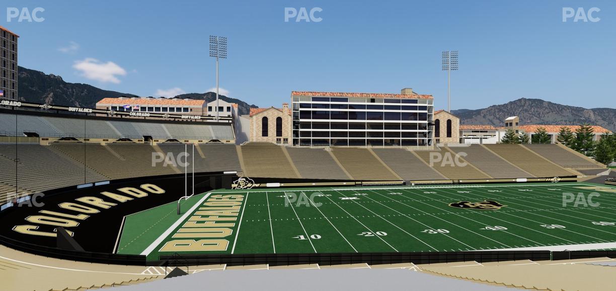 Folsom Field - Section 115 Seat View