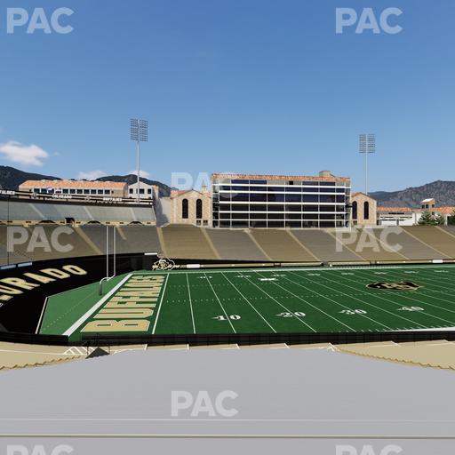 Folsom Field - Section 115 Seat View