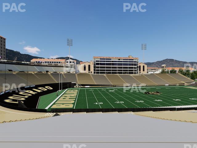 Folsom Field - Section 115 Seat View