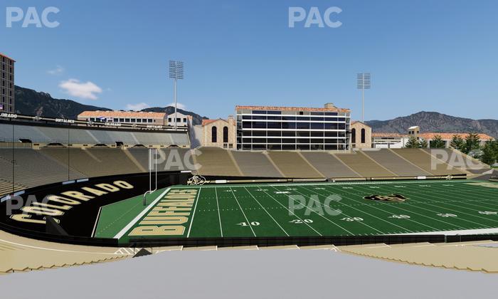 Folsom Field - Section 115 Seat View