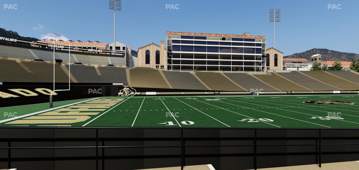Folsom Field - Section 115 Seat View