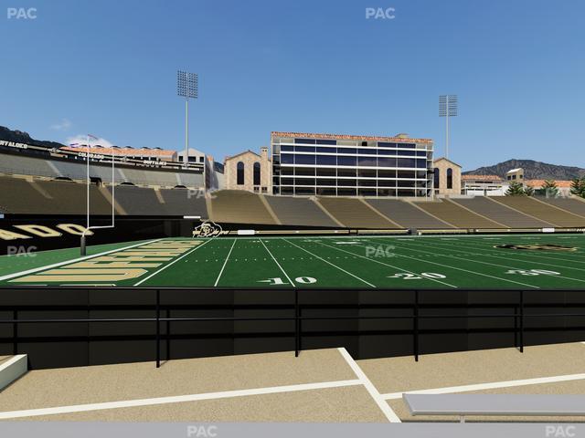 Folsom Field - Section 115 Seat View