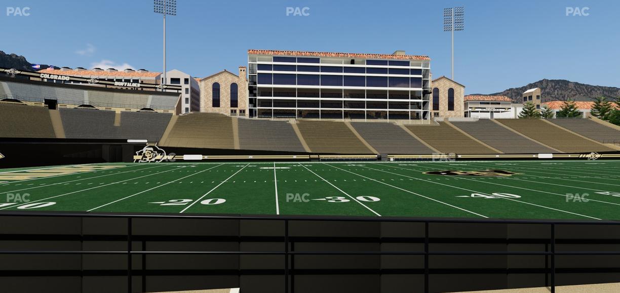 Folsom Field - Section 116 Seat View