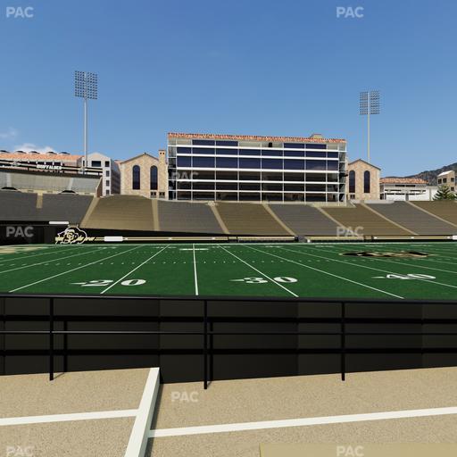 Folsom Field - Section 116 Seat View