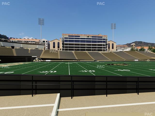Folsom Field - Section 116 Seat View