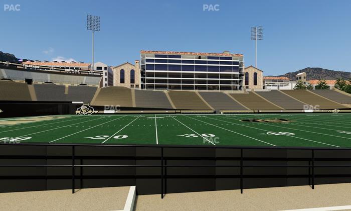 Folsom Field - Section 116 Seat View