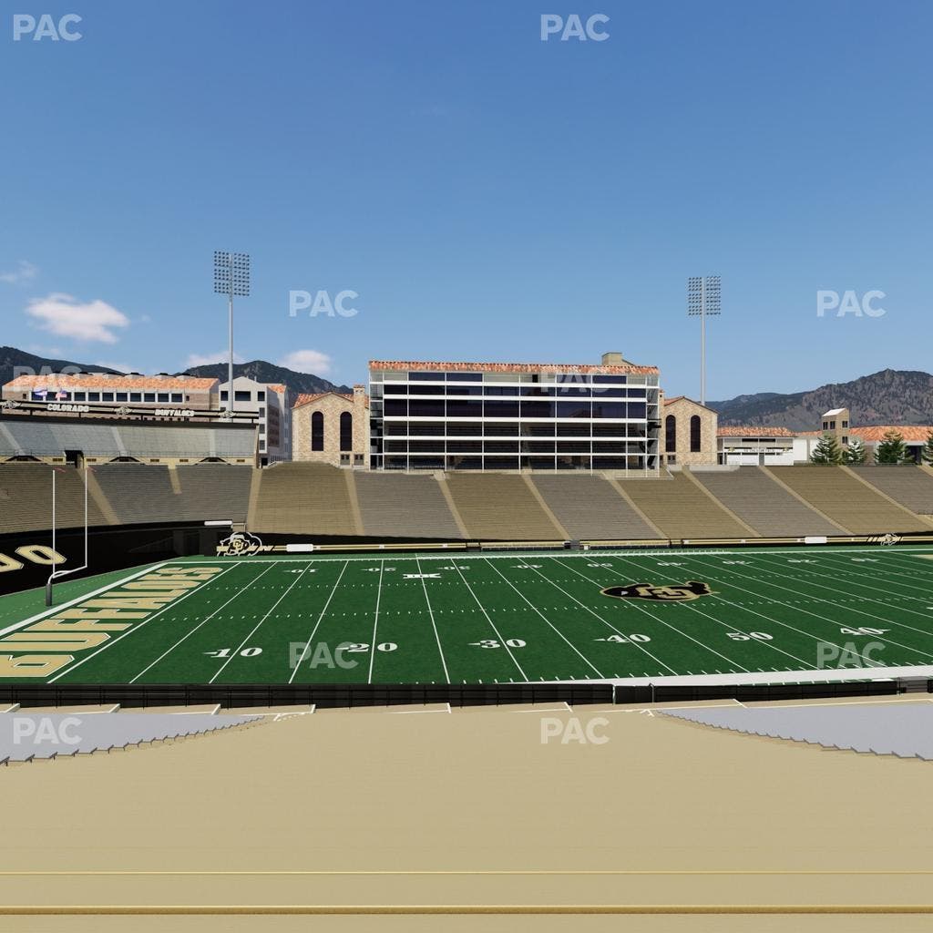 Folsom Field - Section 116 Seat View