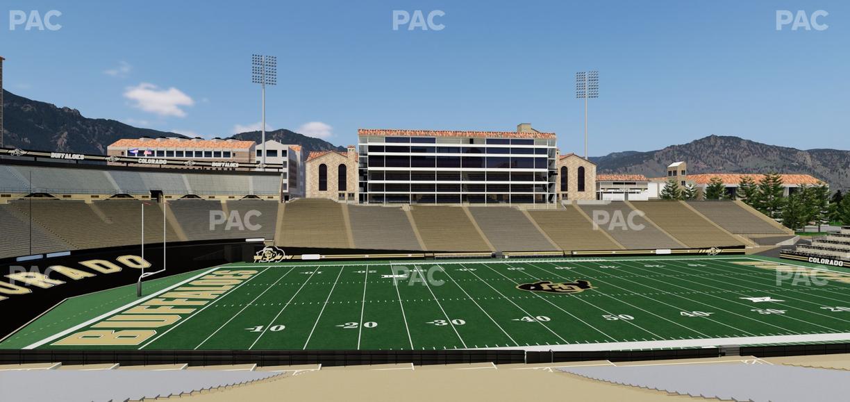 Folsom Field - Section 116 Seat View