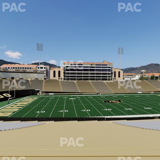 Folsom Field - Section 116 Seat View