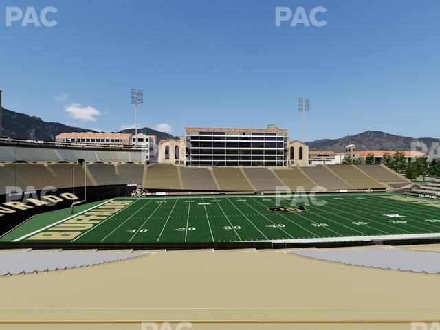 Folsom Field - Section 116 Seat View