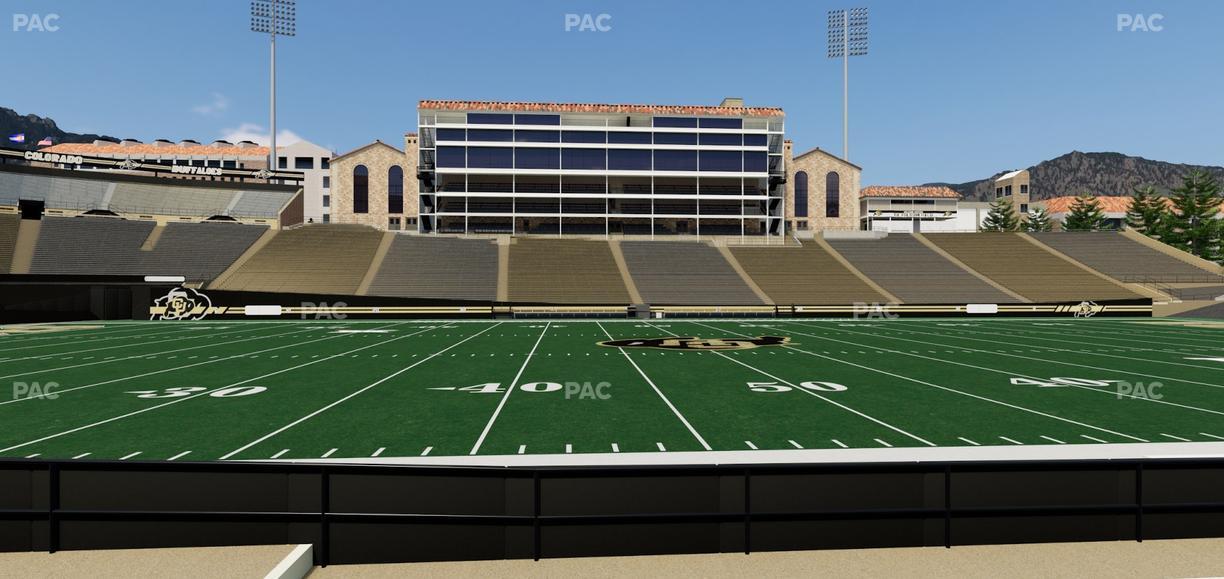 Folsom Field - Section 117 Seat View