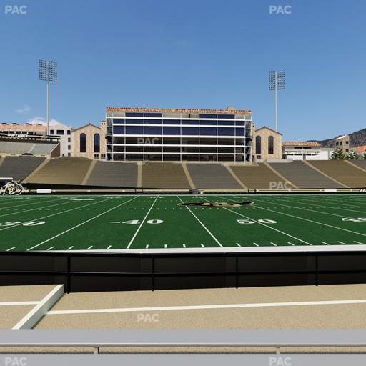 Folsom Field - Section 117 Seat View