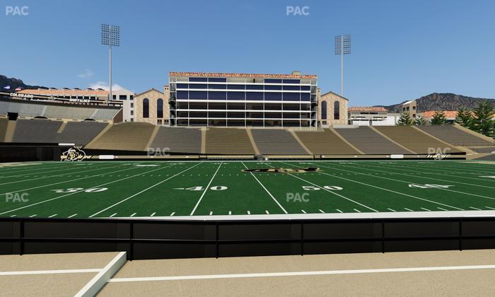 Folsom Field - Section 117 Seat View
