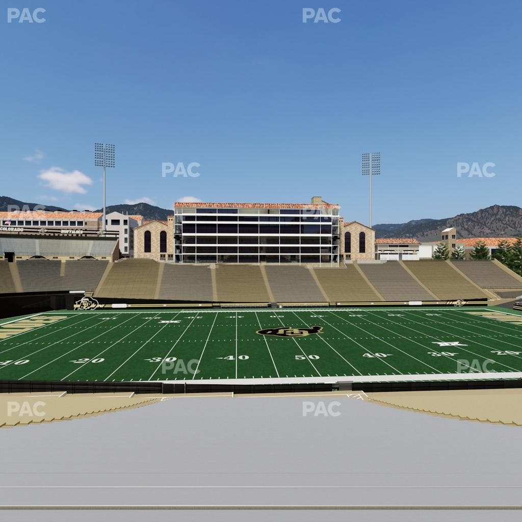 Folsom Field - Section 117 Seat View