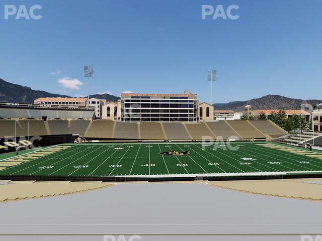 Folsom Field - Section 117 Seat View