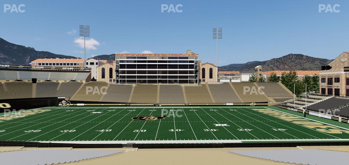 Folsom Field - Section 118 Seat View