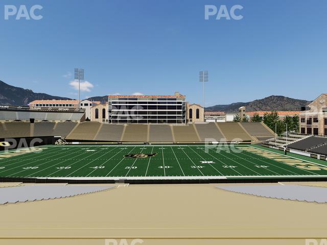 Folsom Field - Section 118 Seat View