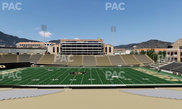 Folsom Field - Section 118 Seat View