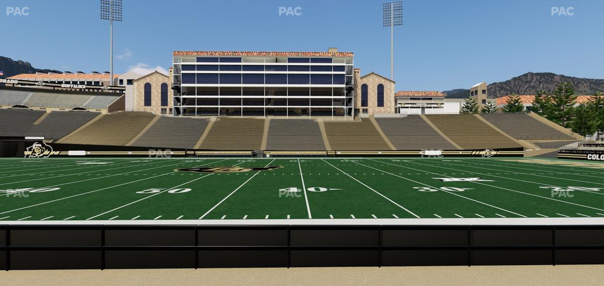 Folsom Field - Section 118 Seat View