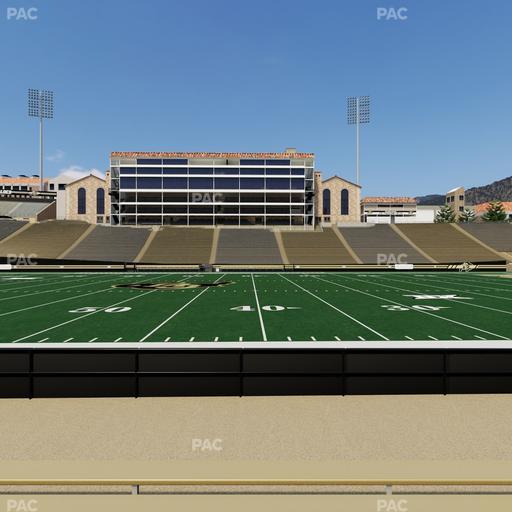 Folsom Field - Section 118 Seat View