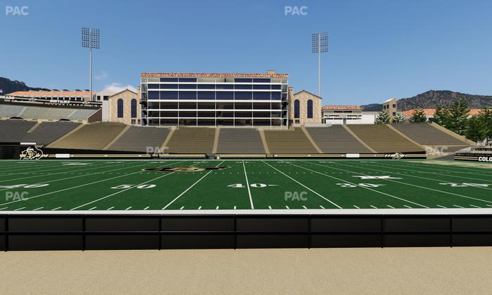 Folsom Field - Section 118 Seat View