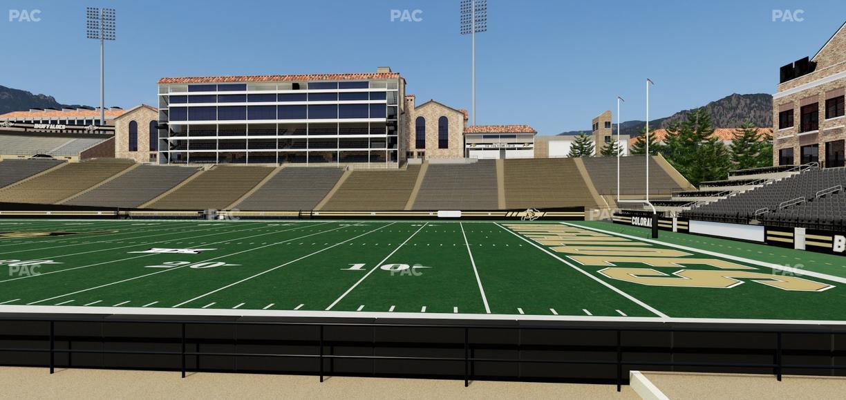 Folsom Field - Section 120 Seat View