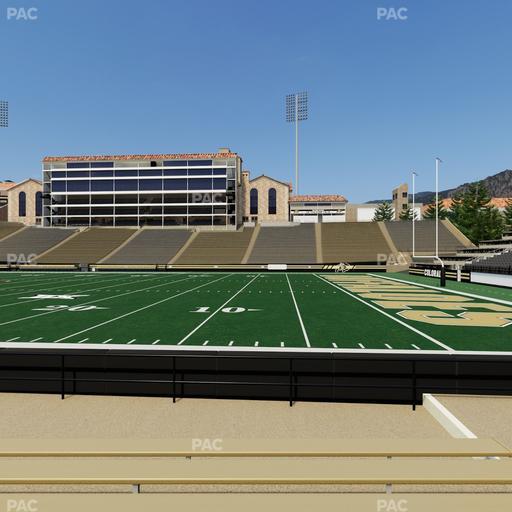 Folsom Field - Section 120 Seat View