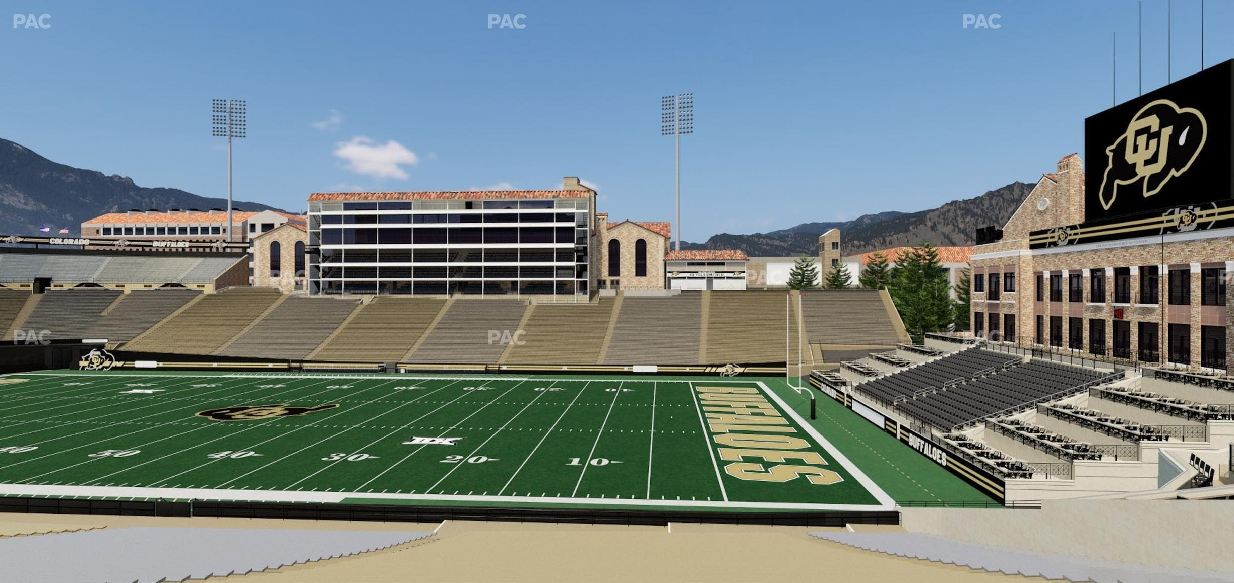 Folsom Field - Section 120 Seat View